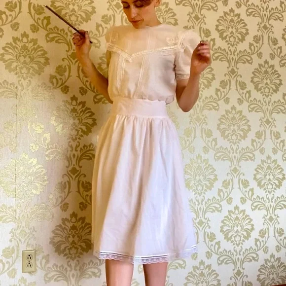 Gunne Sax pink tea dress - Picture 4 of 6